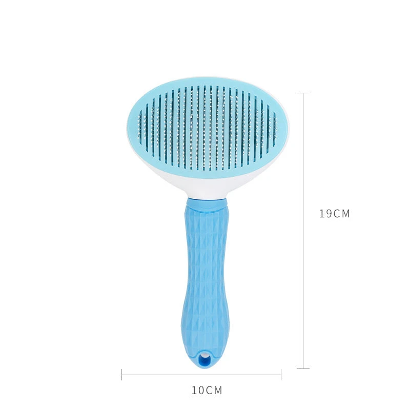 

1pcs Pet Dog Hair Removal Combs Cats Fur Cleaning Original Brush Grooming Combs Tool Self Cleaning Stainless Brush Pet Supplies