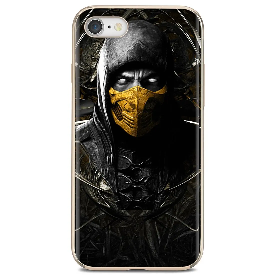 Мягкий чехол для телефона с изображением скорпиона в Mortal Kombat X маска iPhone iPod Touch 11 12