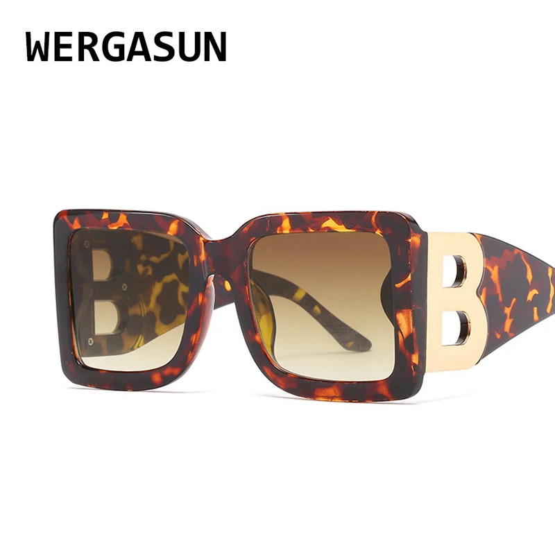 

WERGASUN Brand Sunglasses Women Designer Luxury Sunglasses For Men Women Fashion Shades UV400 Vintage Glasses