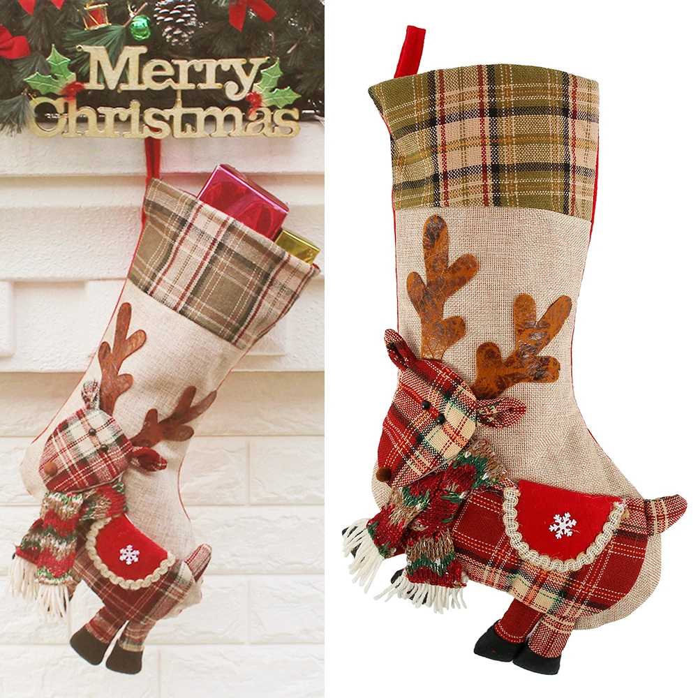 Рождественские носки с подвеской украшения для одежды маленькие сапоги кулон