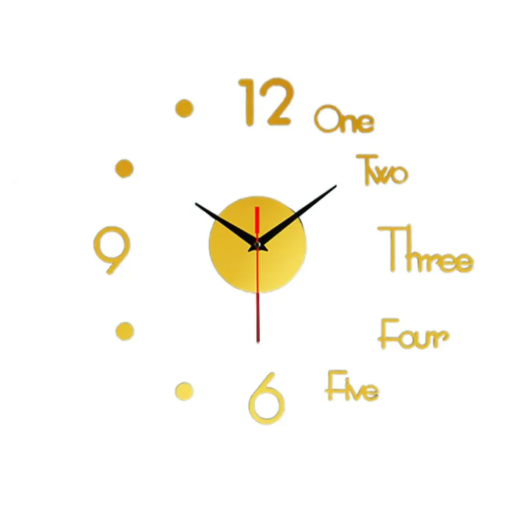 Настенные часы 3D большого размера кухонные настенные в современном стиле