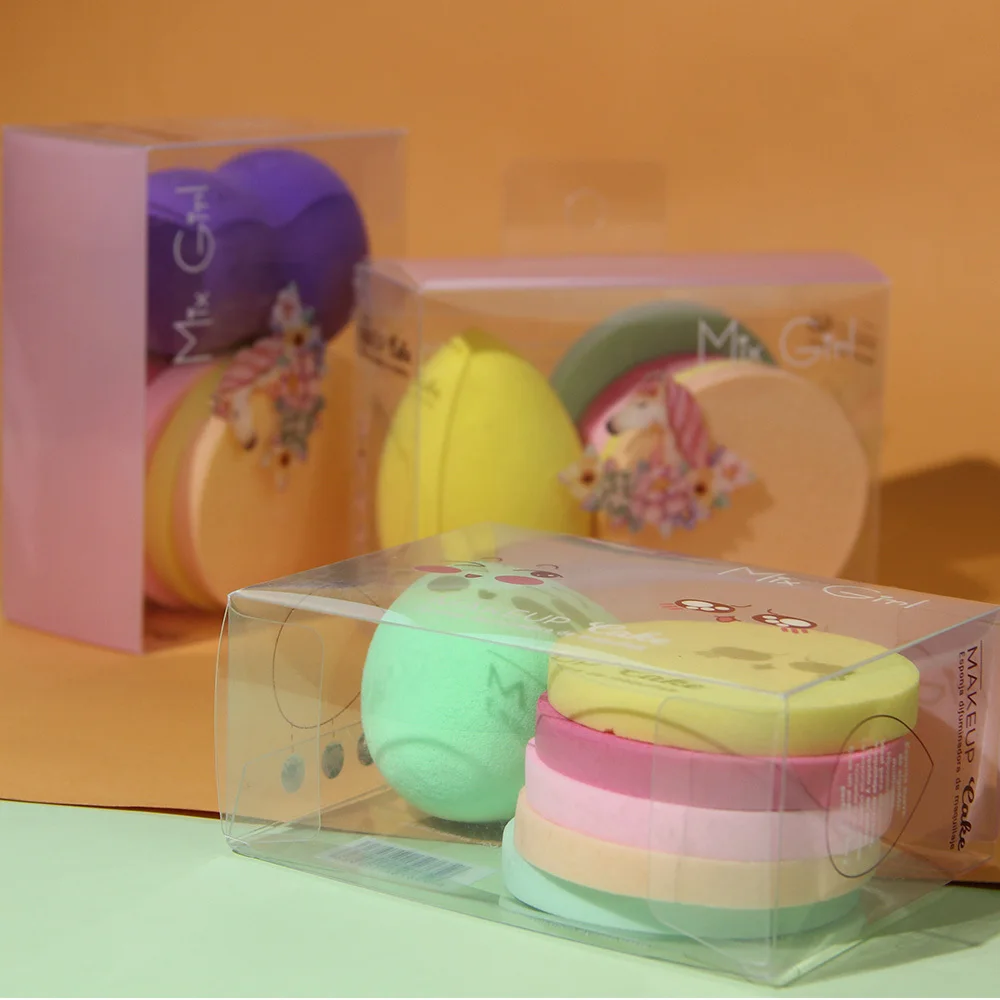 6 шт./компл. Косметическая пуховка в форме капли воды для макияжа лица Жидкая