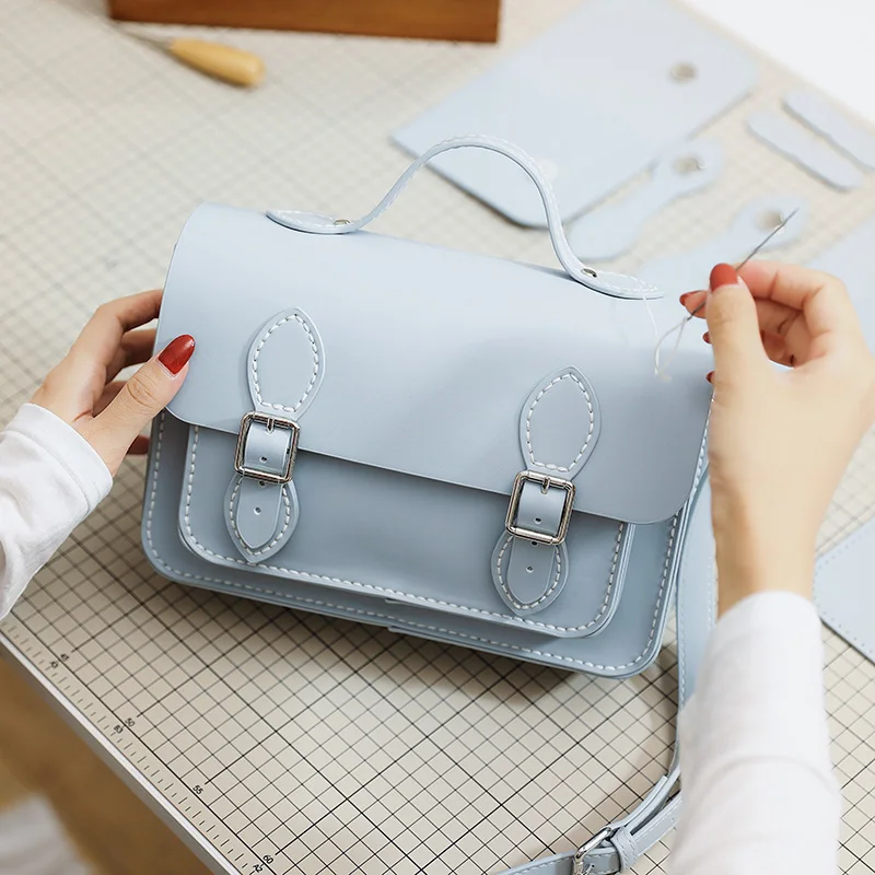 Women Bags DIY Handbags Messenger Bag 2021 Crossbody Strap Set PU leather  Bag Bottoms With Hardware Accessories DIY Handmade