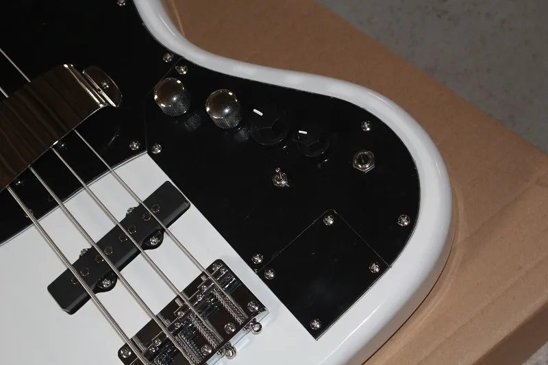 Горячая Firehawk Custom Shop белый и натуральный активный 9 В звукосниматели 4 струны джаз бас гитара Маркус Миллер Подпись
