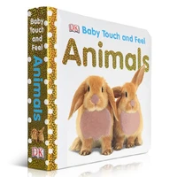 baby touch and feel animals board book english picture story books to help your child grow as a reader