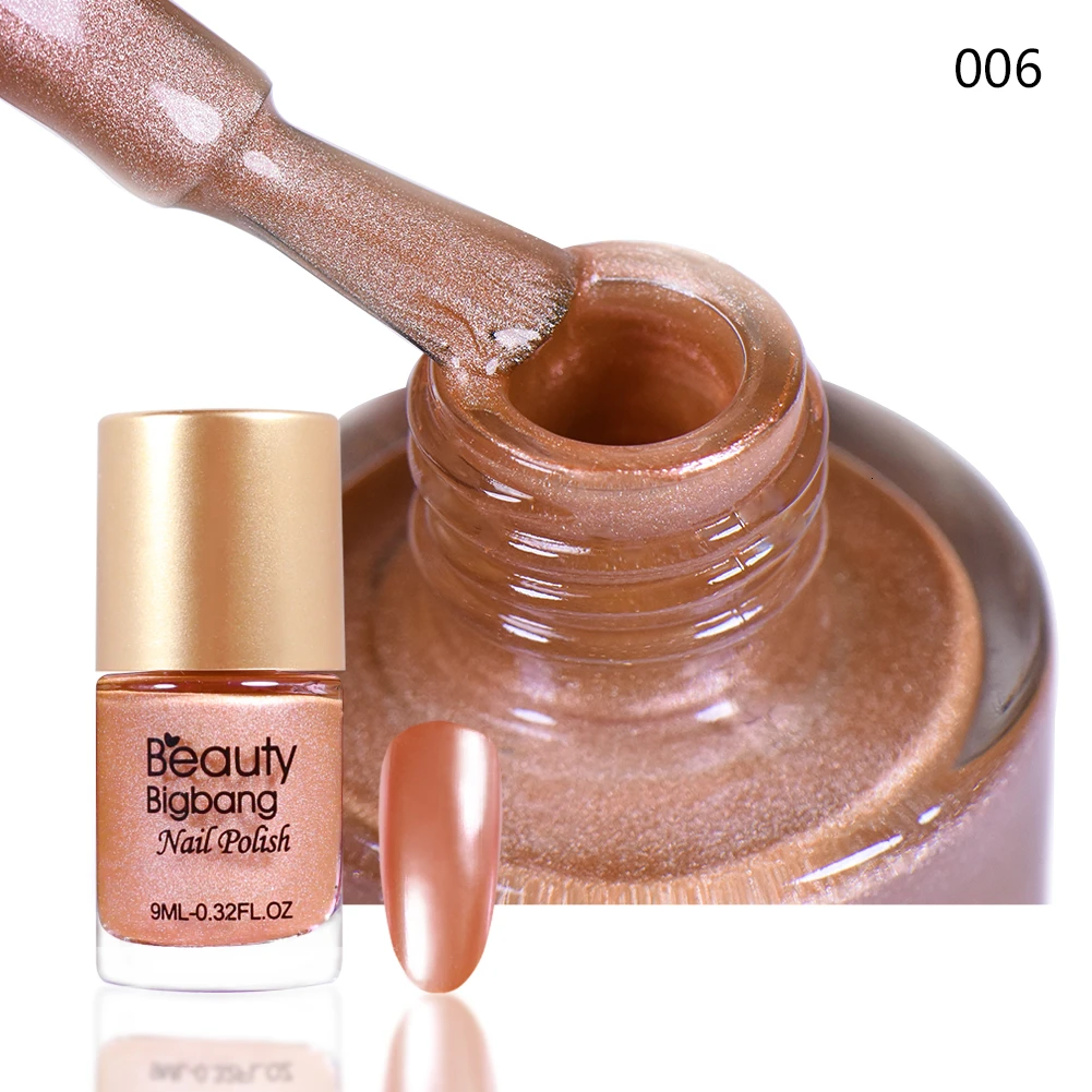 6A Beautybigbang 9 мл зеркальный эффект лак для ногтей металлический лак стойкий зеленый цвет Набор лаков для ногтей аксессуары для ногтей инструмент - Цвет: 6A