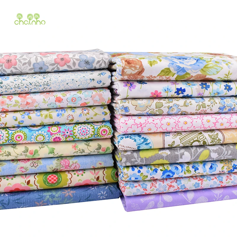 

Chainho,Printed Twill Cotton Fabric,Thick,Soft,Opaque,Patchwork Clothes,DIY Sewing & Quilting Material For Baby&Child,Half Meter
