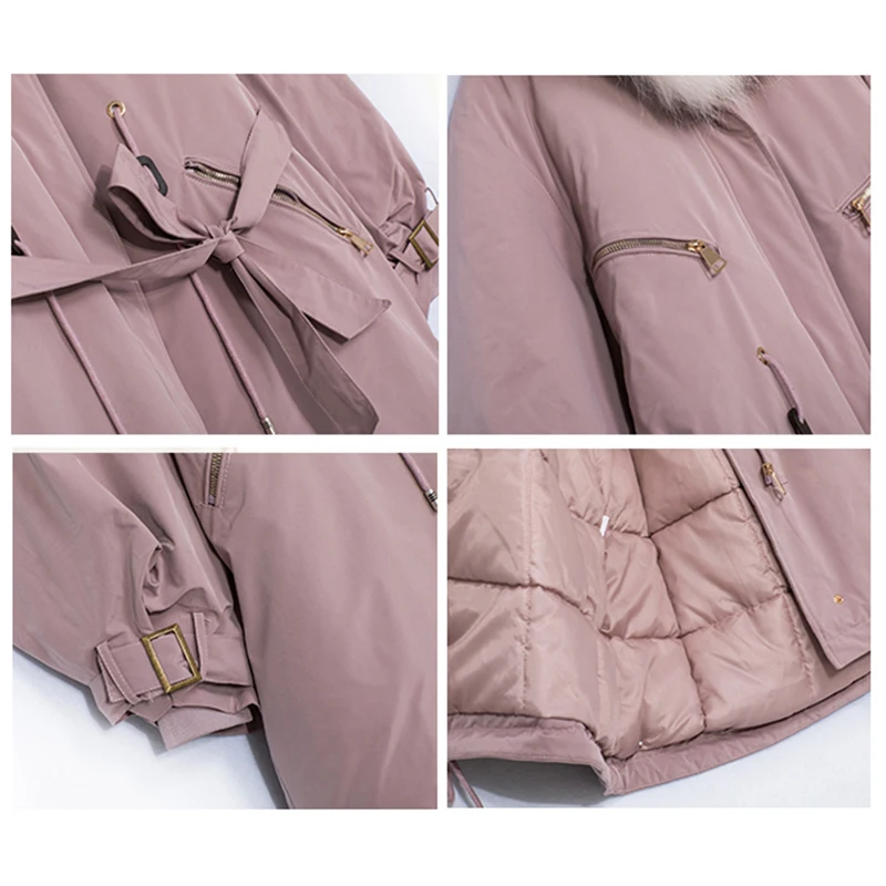 

New Winter Women Collection Women's Warm Jacket Parka Padded Lining Jackets Windproof Stand-Up Collar With Hood