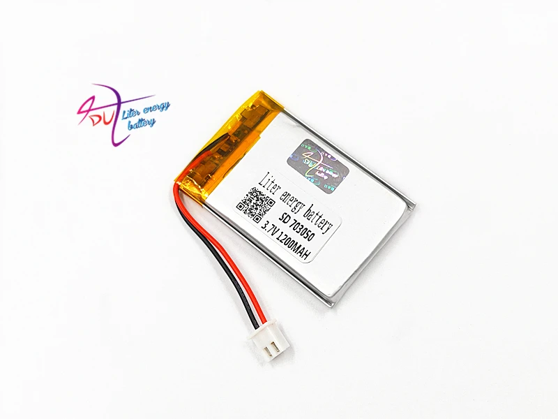 JST 2 54 мм 2pin 10 шт 703050 3 7 В 1200 мАч литий-полимерный LiPo разъем аккумулятора 703048 для Mp3 GPS