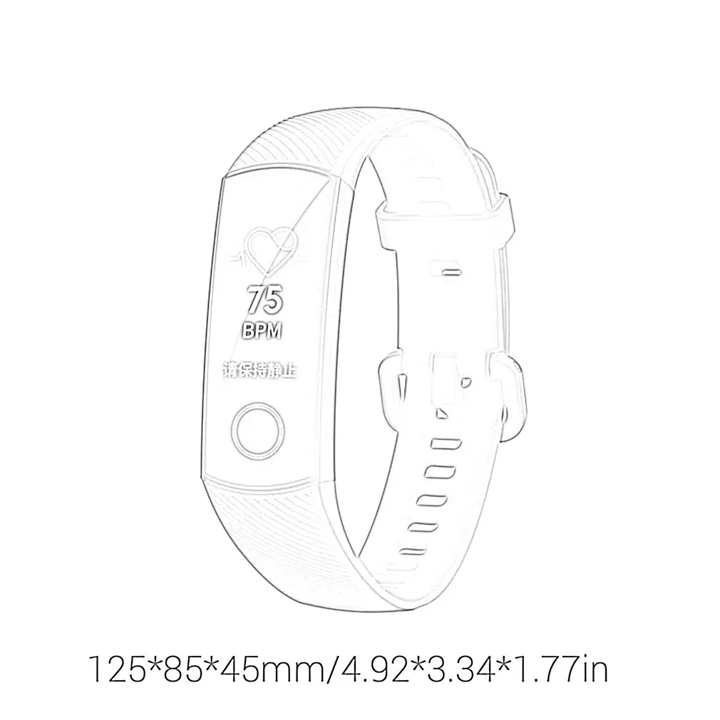 

Huawei Applicable Glory Smart Bracelet 4 Standard Edition Men's And Women's Smart Sports Bracelet Nfc HOT SALE