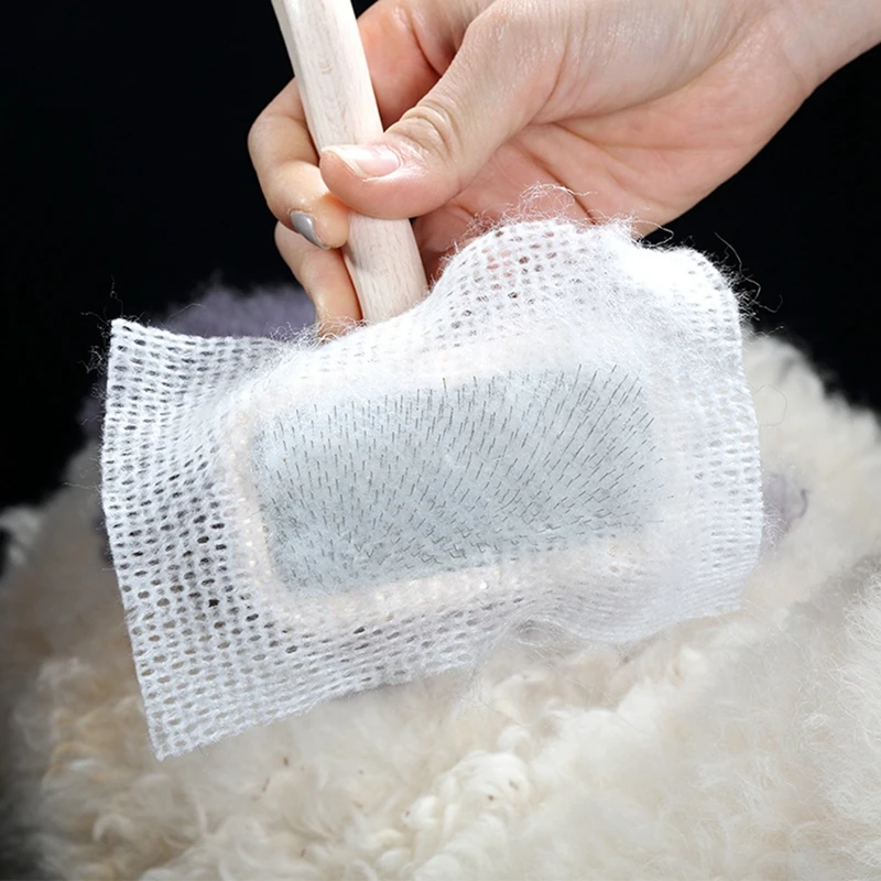 50 шт. Чистящая сетка для домашних собак бумага пленка волос предотвращения