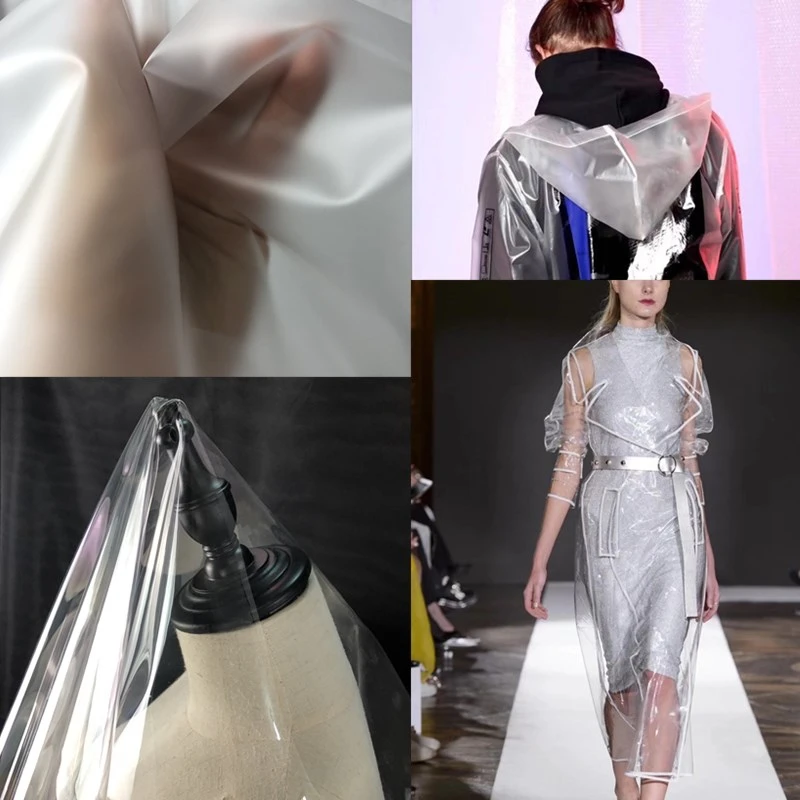 0 2 мм прозрачный из ТПУ ткани супер перспективная одежда ветровка