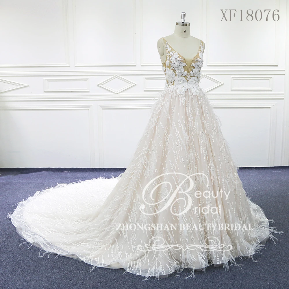 2020 Wedding Dresses свадебный100% Real Photos Luxury Chaple Train Lace Appliqes Off the Shoulder Dress Vestido XF18076 | Свадьбы и