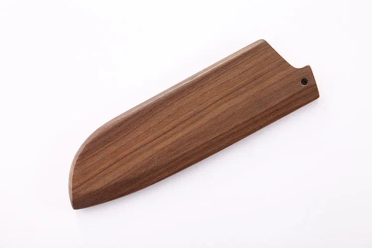 7inch Santoku Knives Нож шеф-повара, японский нож, защитный набор ножей, деревянный держатель для лезвий, деревянные ножны, кухонный нож, оболочка - Цвет: 7inch Santoku Knives