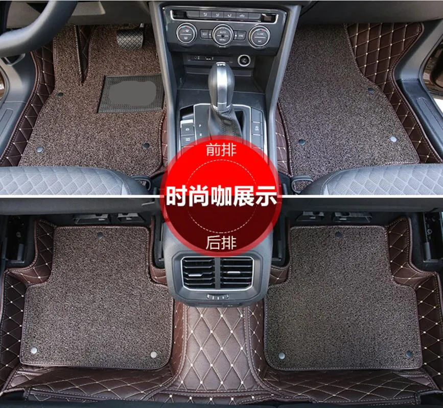 Роскошные 3D напольные коврики из пластика коврик для ног 16-18 VW Volkswagen TIGUAN 2016 2017 2018 |