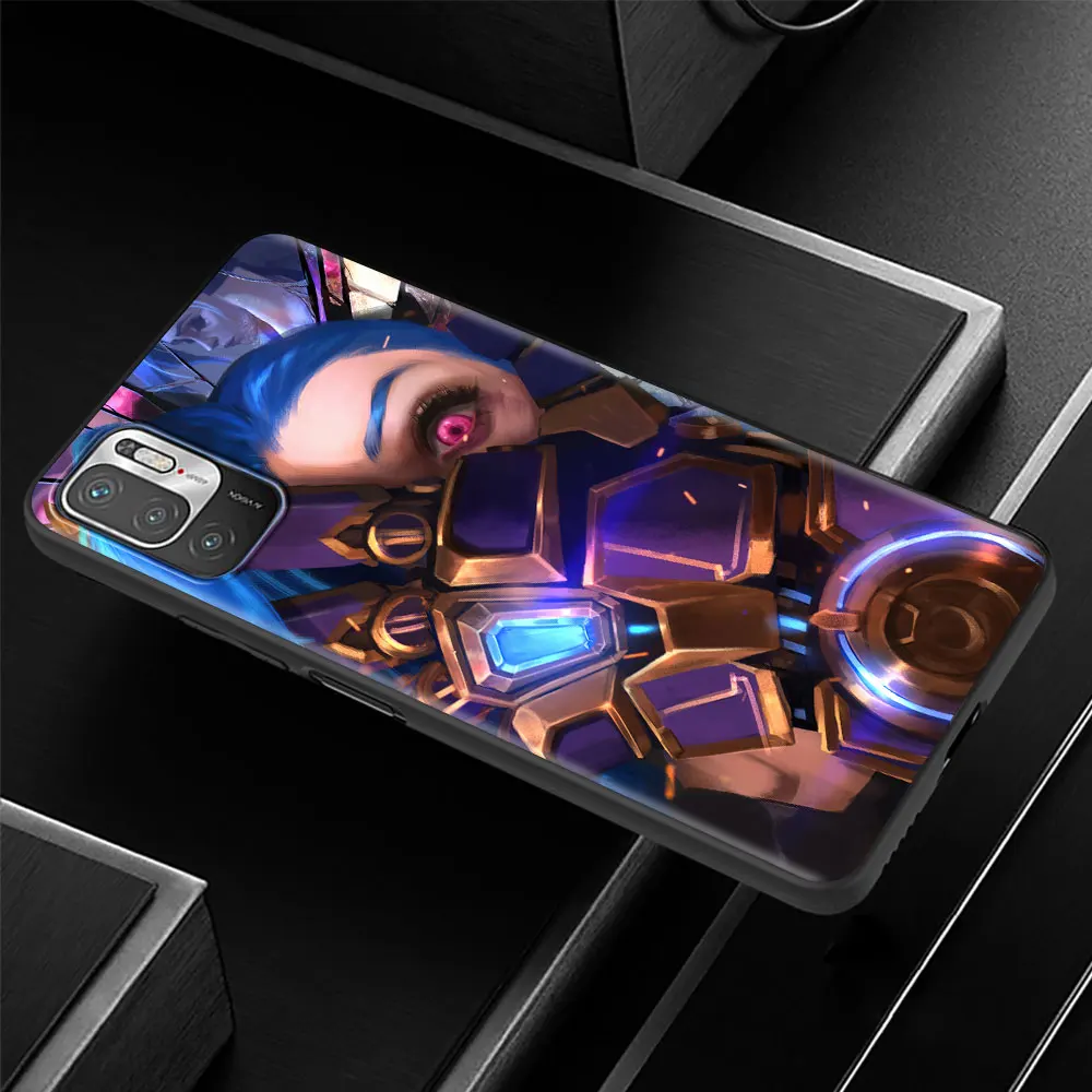 arcane hot anime soft case for xiaomi redmi note 9 8 10 pro 9s 10s 9c nfc k40 9a 7 9t 8t 7a black phone cover silicone shell sac free global shipping