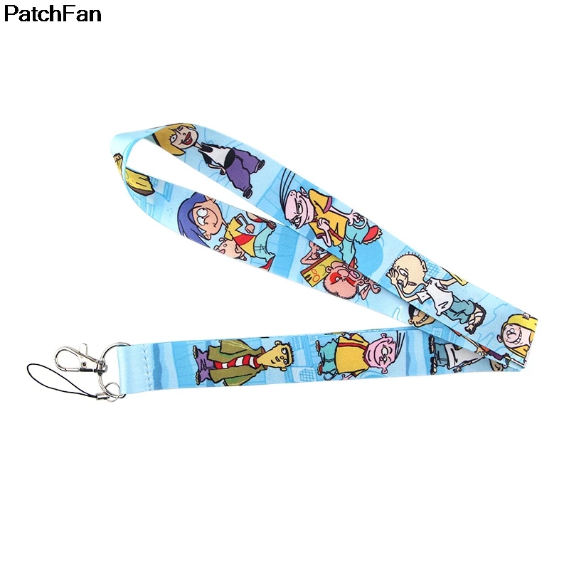 Брелок для ключей с мультяшным рисунком тесьма лента шеи тканевый держатель id