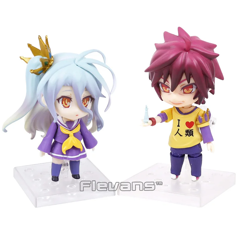 Кукла из ПВХ NO GAME LIFE Shiro 653 / Sora 652 Коллекционная модель игрушка|Игровые фигурки и