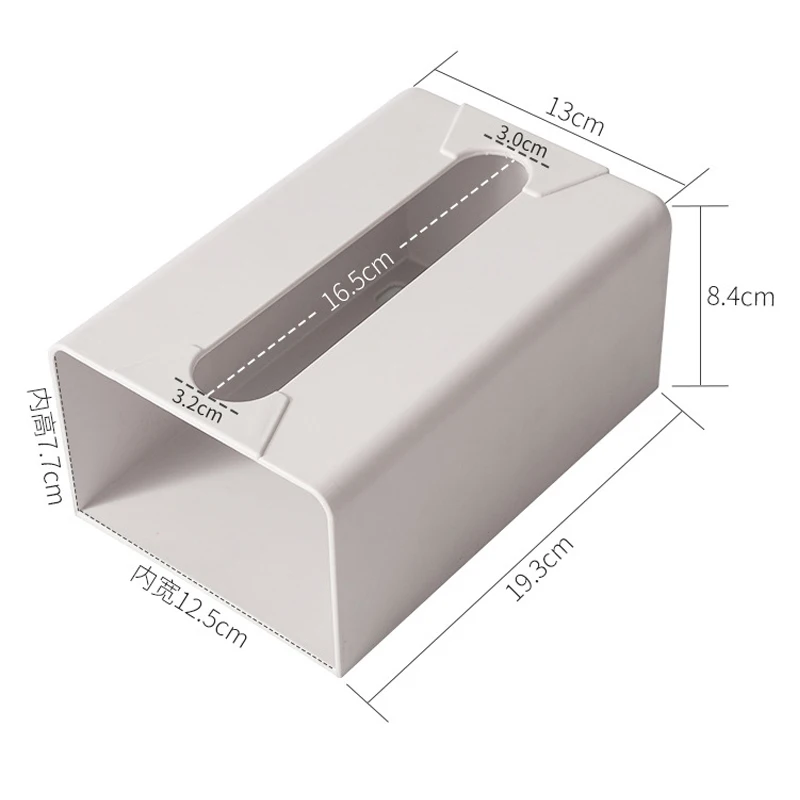 Kitchen Self-Adhesive Paper Tray Wall-Mounted Towel Rack Simple Toilet Tissue Box Roll Holder Shelf | Дом и сад