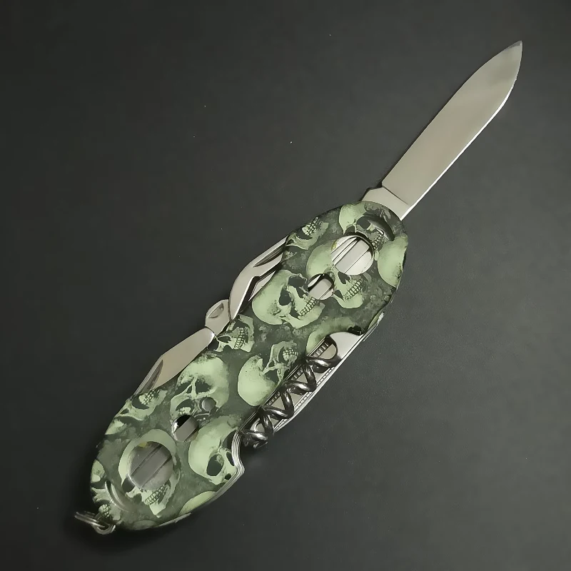 Multi-Functional Swiss 91mm Folding Knife Stainless Steel Multi Tool Army Knives Pocket Hunting Outdoor Camping Survival Knife