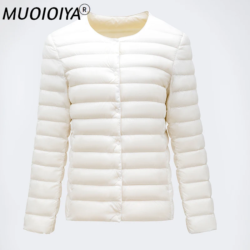 

Autumn Jackets Women High Quality White Duck Down Coats Famale Light Short Korean Jacket Casusal Kurtki Damskie SQQ429