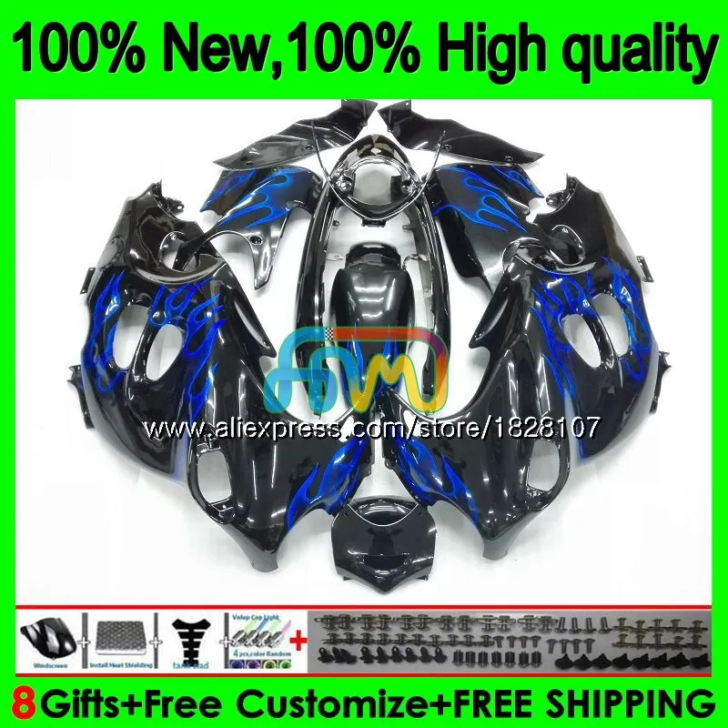 

Body For SUZUKI KATANA GSXF 750 600 GSXF600 03 Blue flames 04 05 06 07 34BS.68 GSX600F GSXF750 2003 2004 2005 2006 2007 Fairing