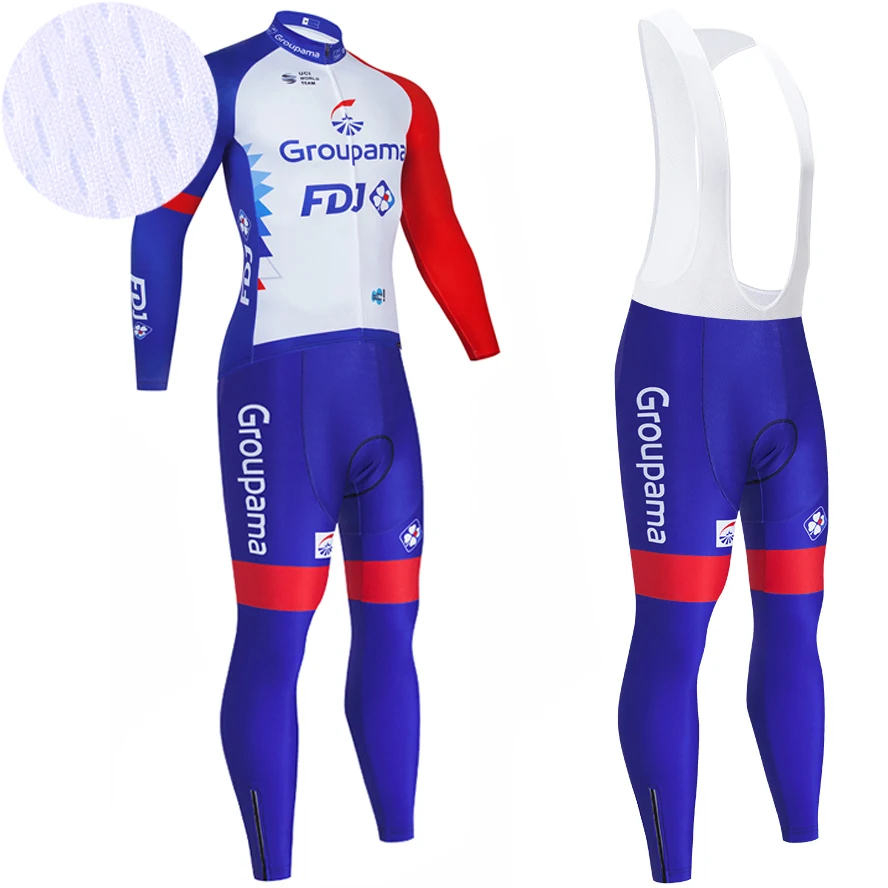 

Команда 2021 FDJ длинная велосипедная Джерси велосипедные брюки спортивная одежда 20D Ropa Ciclismo Майо велосипедная одежда