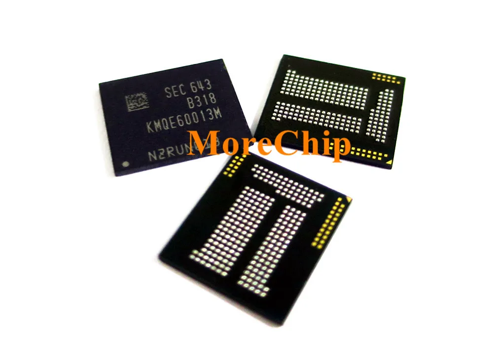 KMQE60013M B318 памяти на носителе eMMC LPDDR3 EMCP UFS BGA221 чип ИС флэш NAND 16GB + 2 припаянные булавки