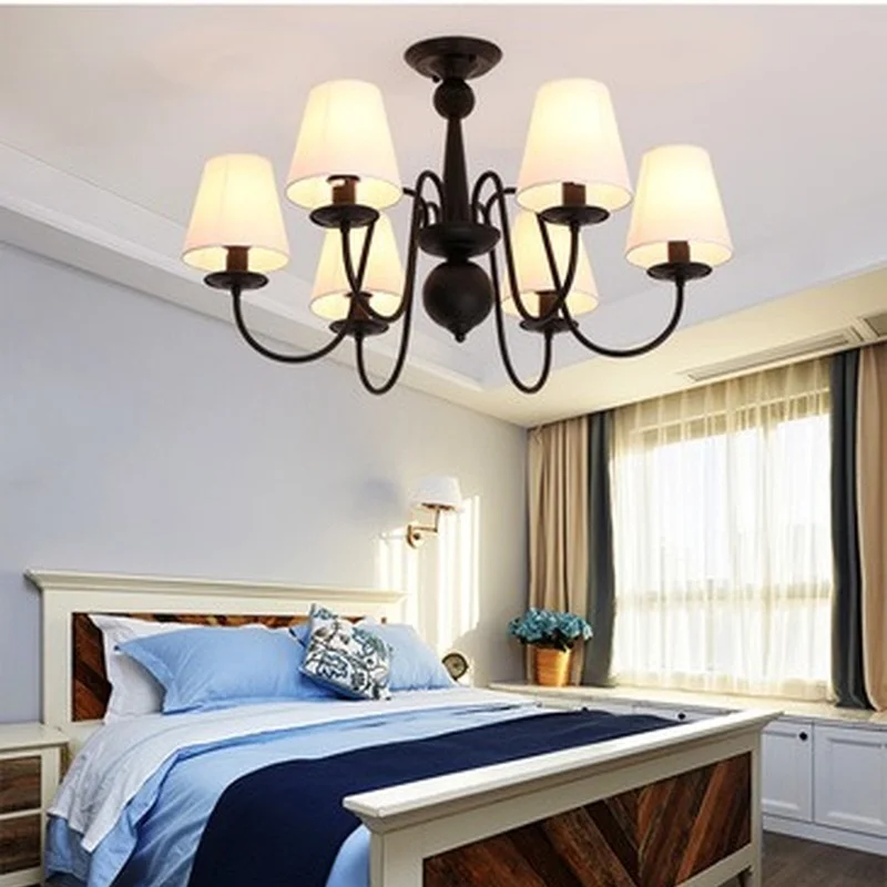 Винтажные американские Свадебные люстры железная Люстра для кухни бара кафе