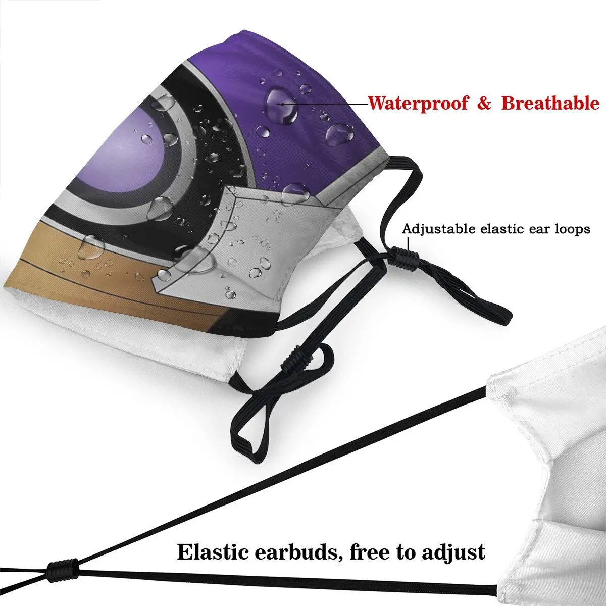 Tali Zorah Mass Effect John Shepard Sci-Fi Action Shooting RPG Protection Reusable Washable Masks Unisex Dust-proof Mouth Cover |