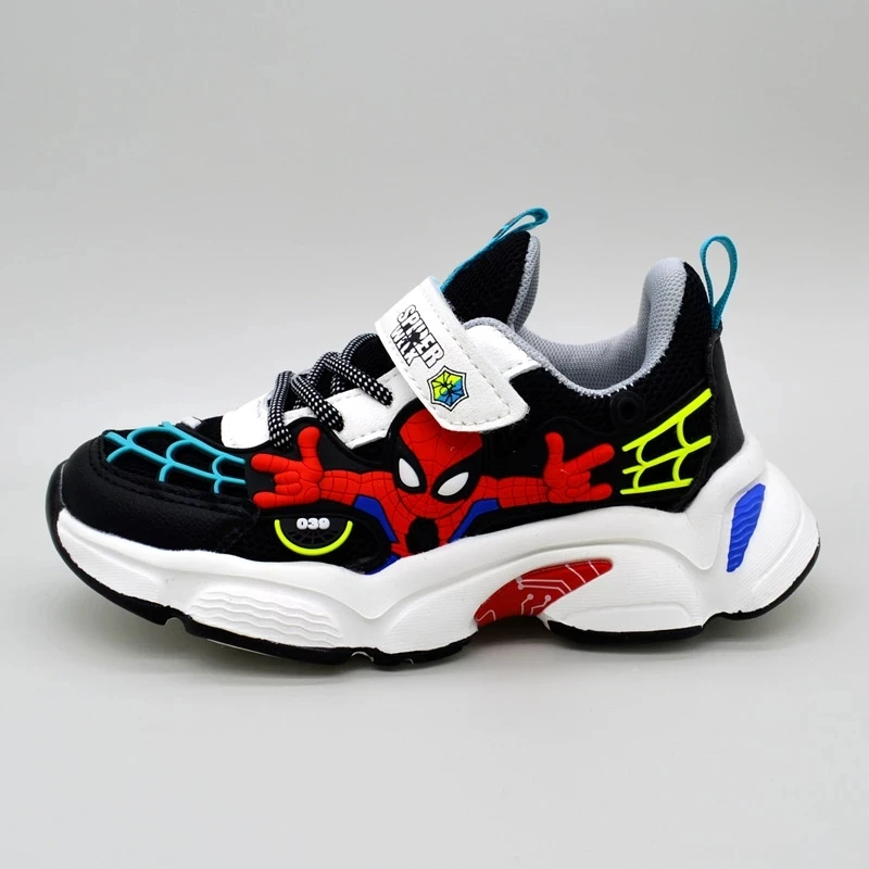 

Disney children's cartoon spiderman boys and girls casual flat shoes sports shoes non-slip soft bottom student running shoes