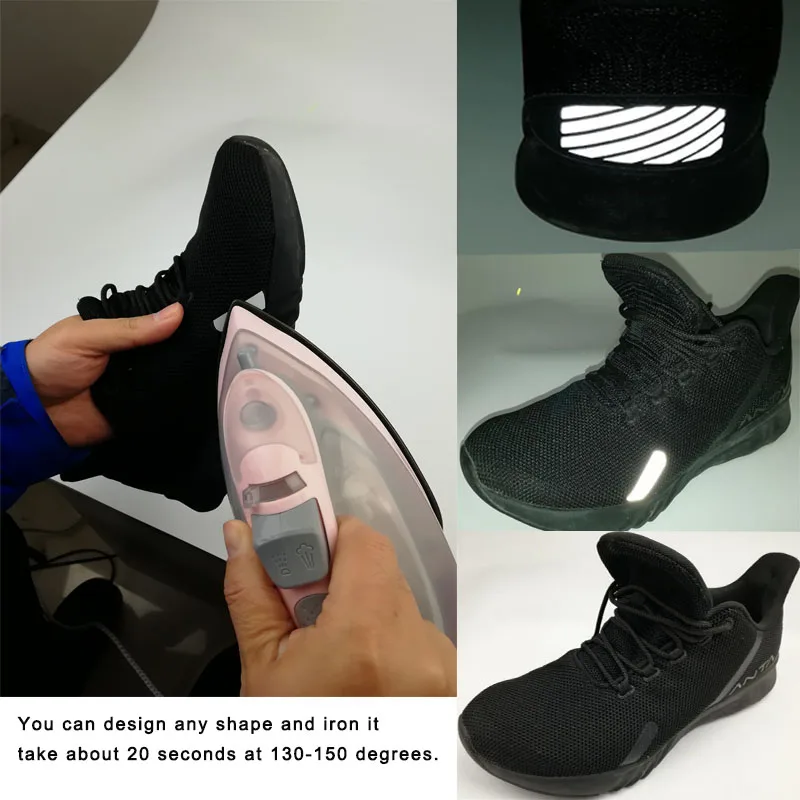 Светлая Серебристая Светоотражающая наклейка EASY DIY 5 см/2 50 см теплопередающий