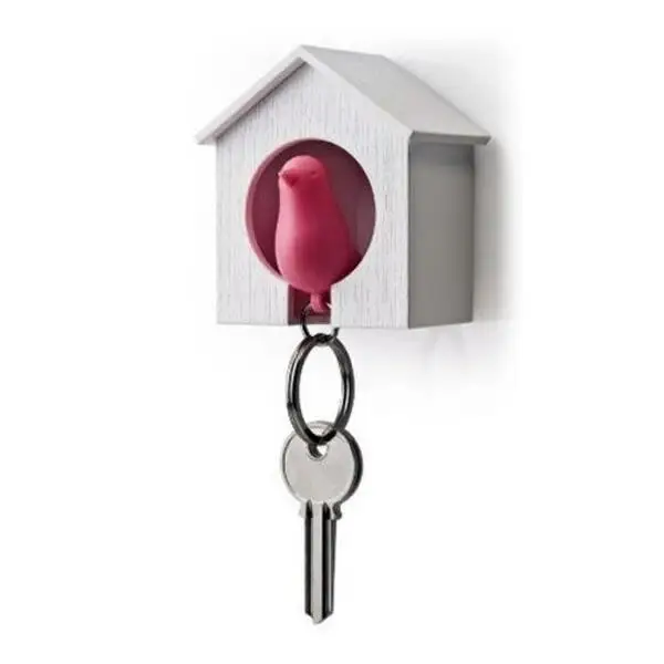 Брелок птичка для дома и жизни брелок ключей птица дом держатель Вешалка Кольцо