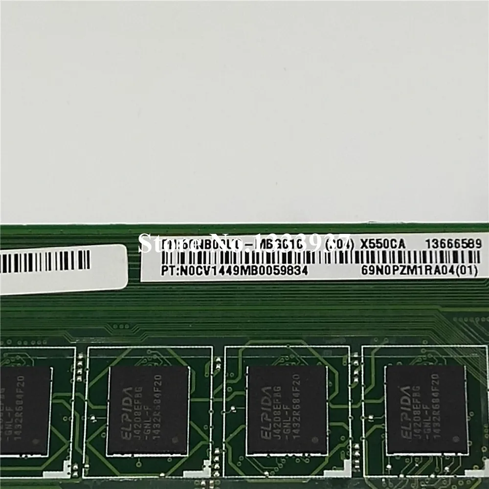 X550CC материнская плата rev: 2 0 I5 3337 SR0XL для ASUS R510CA X550C A550C X550CA ноутбука|Материнские