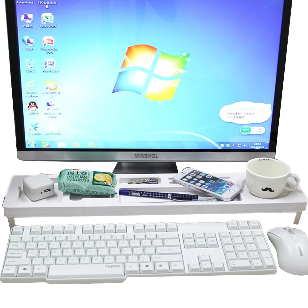 1 шт. многофункциональная компьютерная клавиатура стойка для хранения лоток