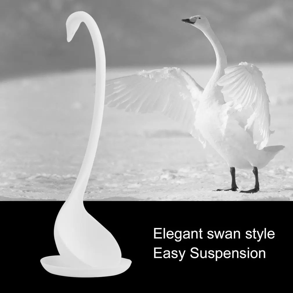 2017 Лебедь половник ложки уникальный лебедь в форме ковша специальные виде