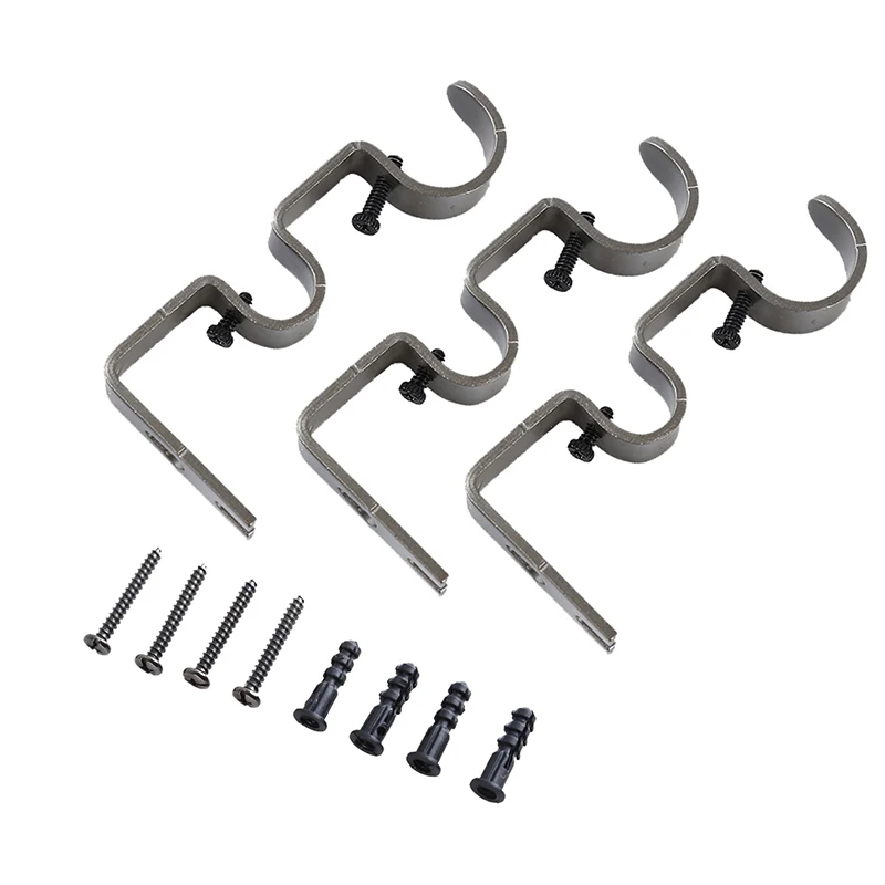 3 шт. регулируемый держатель для штор Железный Универсальный кронштейн дома