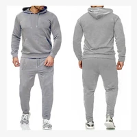 mens set fleece hoodie pant thick warm tracksuit sportswear hooded track suits male sweatsuit tracksuit