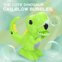 new dinosaur bubble machine rechargeable full automatic bubble machine childrens outdoor toys boys and girls birthday gifts