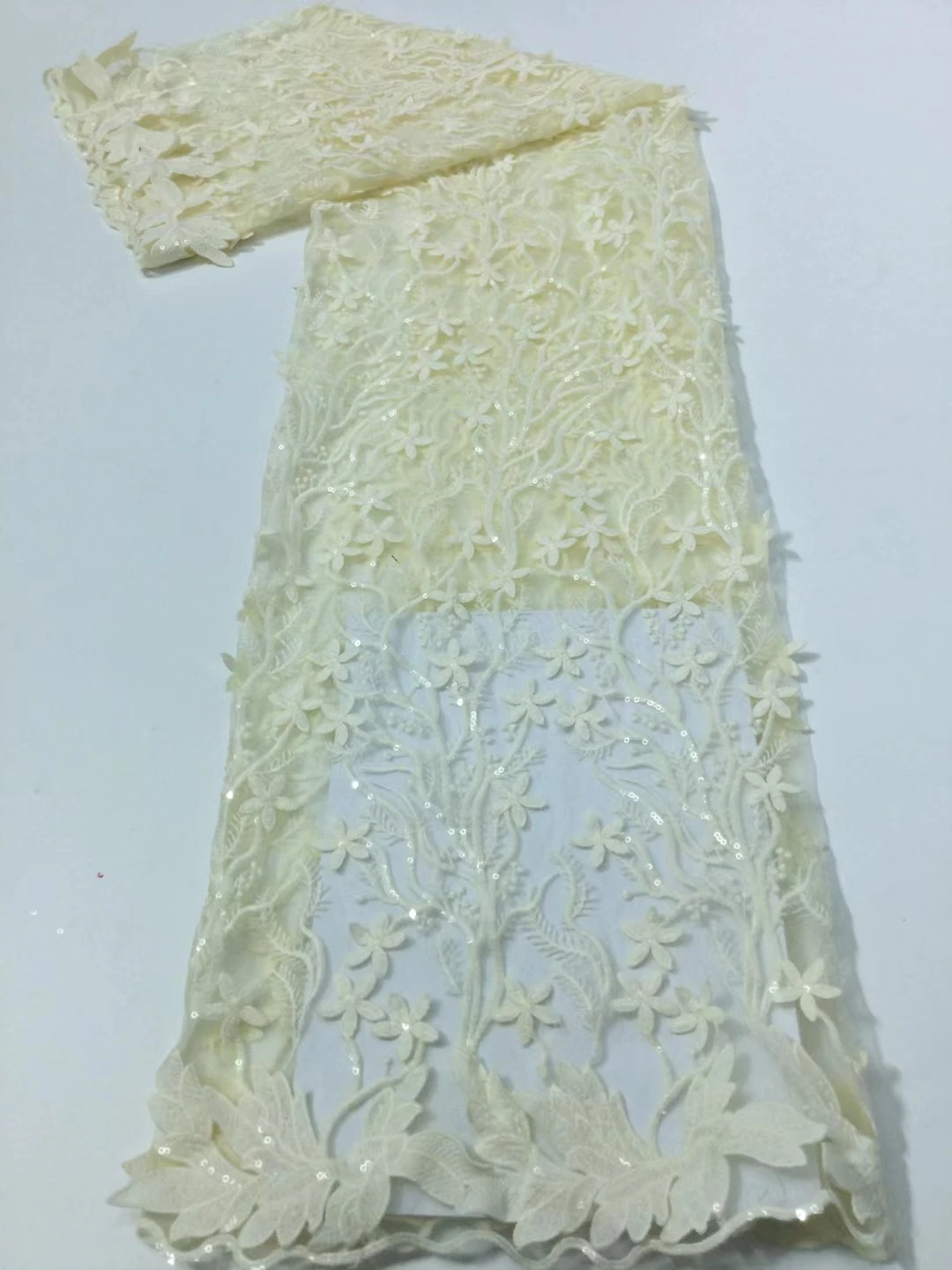 

Новинка 2021, классическая ткань высокого качества, Африканское французское Тюлевое Сетчатое кружево с блестками для свадебного платья NN388_K