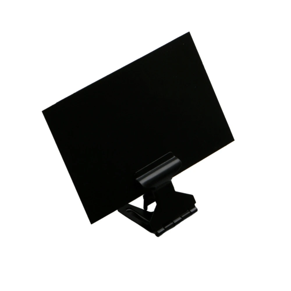 

Food Black Metal Clamp Sign Clip Includes A Board For Messages