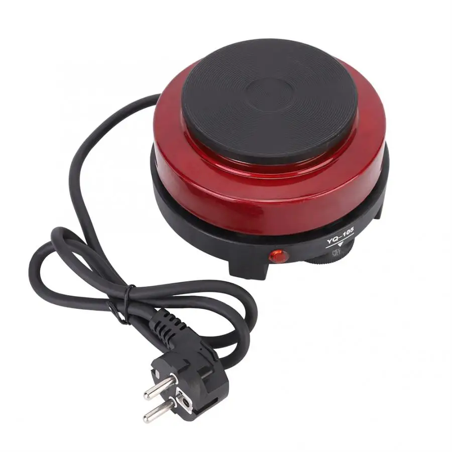 

500W Household Portable Mini Electric Stove Heating Plate Heater Red 220-240V EU Plug
