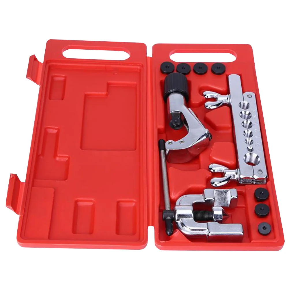 

Fuel Pipe Repair Double Flaring Dies Cutter Tool Kit Cutting Flaring Tools for Refrigeration Maintenance Drop shipping