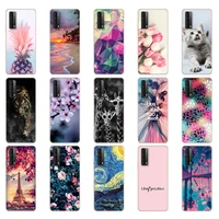 for huawei y7a case 6 67 silicon tpu soft back phone cover for huawei y7a 2020 case for huawei y7 a y 7a coque bumper etui bags