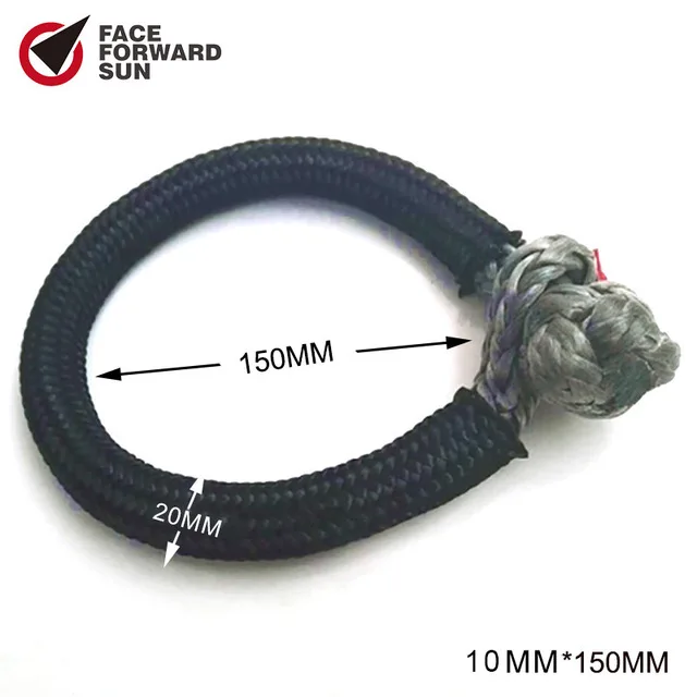 Оранжевые 10 мм * 150 экстремально мягкие скобы Синтетический канат UHMWPE мягкая