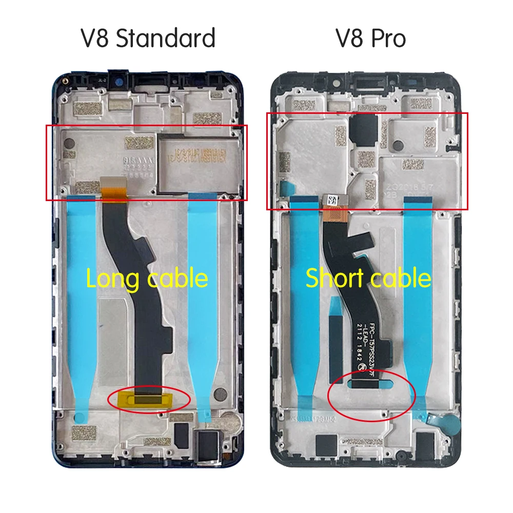

ORIGINAL For MEIZU V8 Pro LCD Touch Screen Digitizer Assembly For Meizu V8 Pro Display with Frame Replacement M813Q M813C M813H
