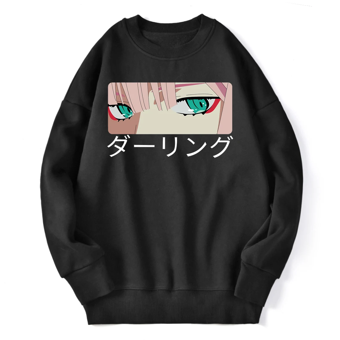 

Darling In The Franxx Sweatshirt Mens Long Sleeve Male Hoodie Vintage Standard Tops Pullovers Winter Autumn Supoleron Hombre