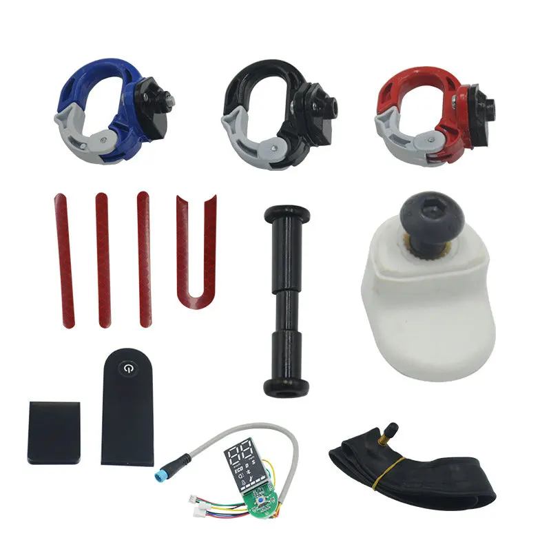 

Electric Scooter M365 Inner Outer Tire Honeycomb Tire Hook Foot Support Front Light Surface Brake Accessories Drop Shipping
