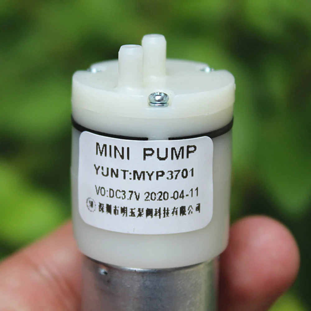Миниатюрный воздушный насос с двигателем 370 постоянный ток 3-5 В 3 7 в