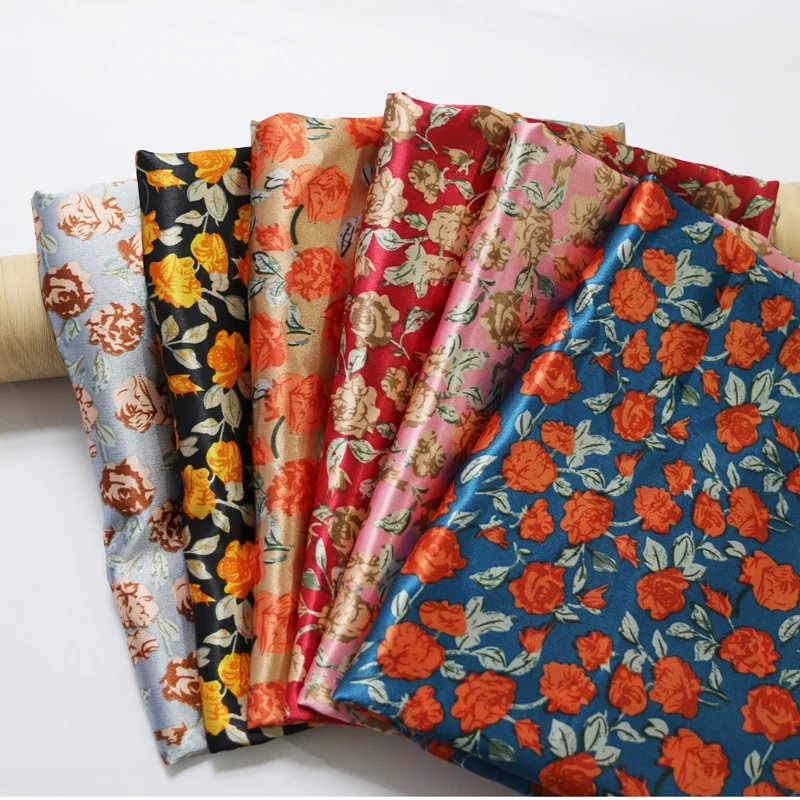 Атласная мягкая подкладка для рубашек в стиле ретро 1 м х 48 | Дом и сад